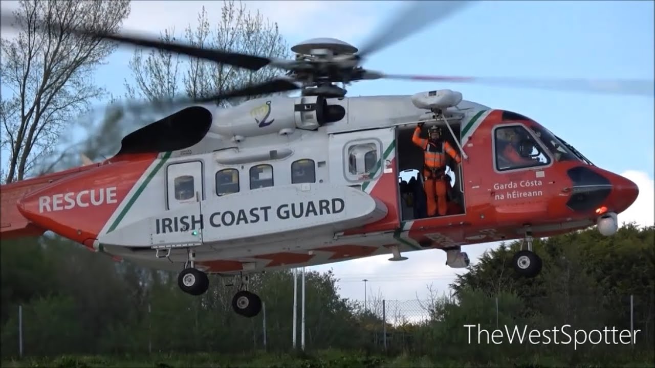 Irish Coast Guard EI-ICG Letterkenny University Hospital 23rd April 2025