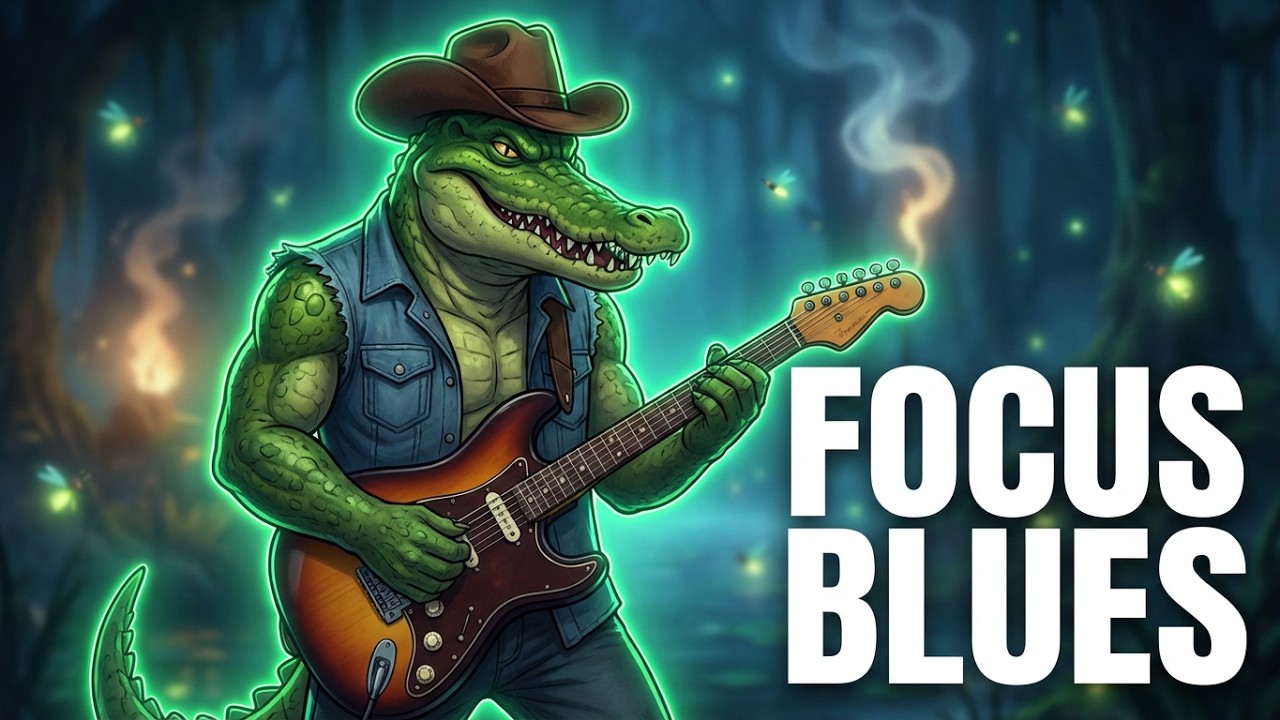 Slow Blues Groove for Focus and Productivity | Gator Bog Blues Revue