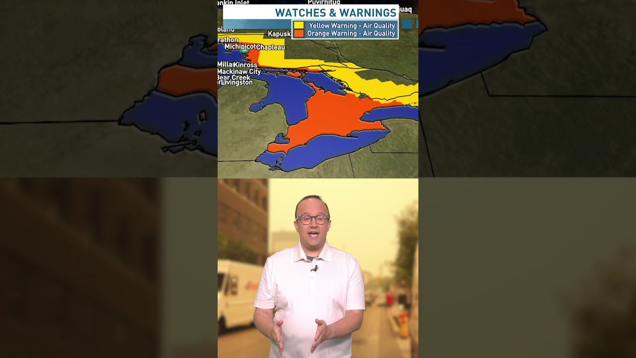 Here's how long wildfire smoke is set to linger in Toronto