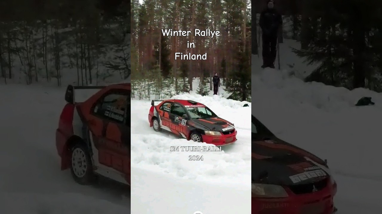 Winter Rallye in Finland #rally #rallycar #rallyfinland #rally2024 #shorts #rallism #tuuriralli2024