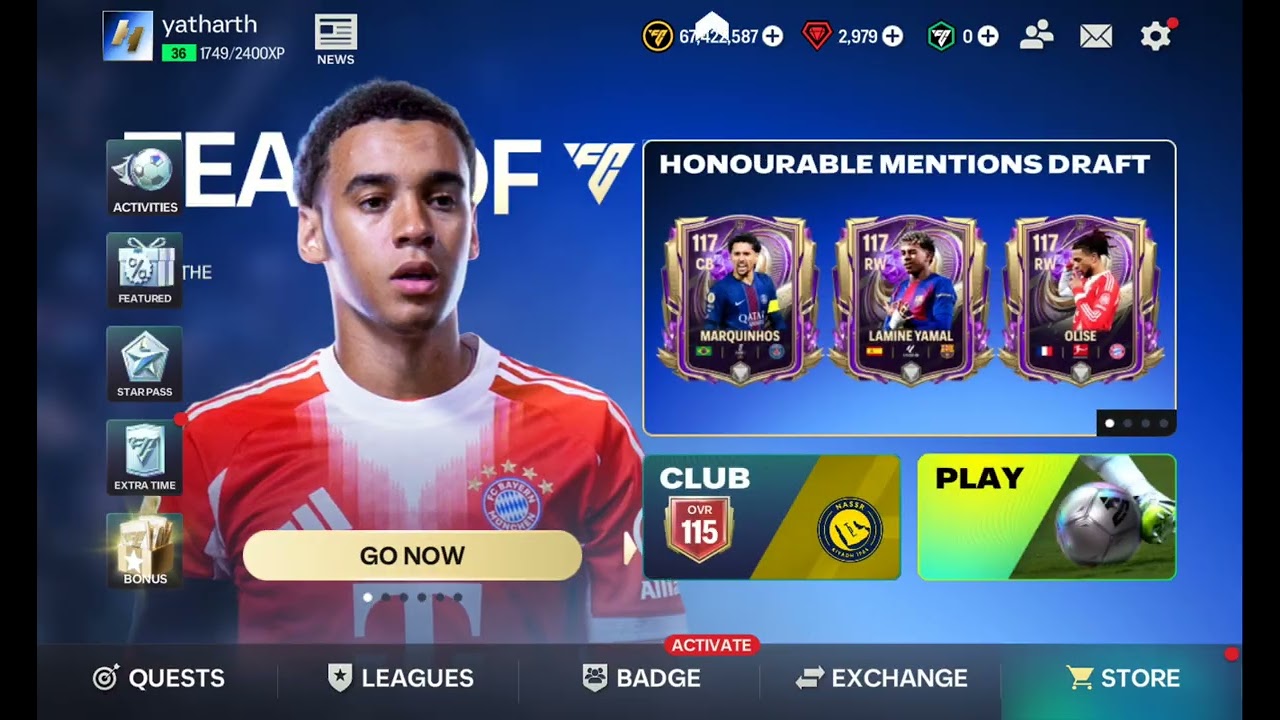 What a day just winning streak and loop of player in extra time got check