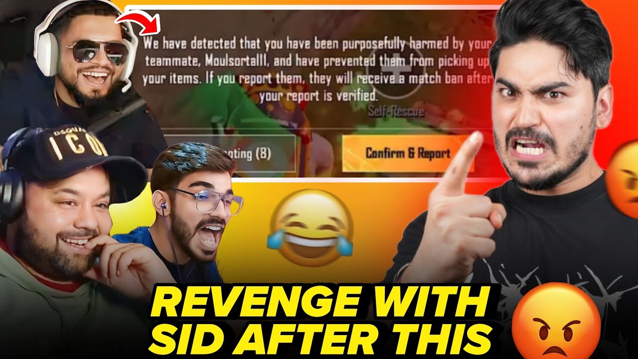 Joker Revenge With Sid After This...😡 ft.@8bitGoldygg @SnaxGaming