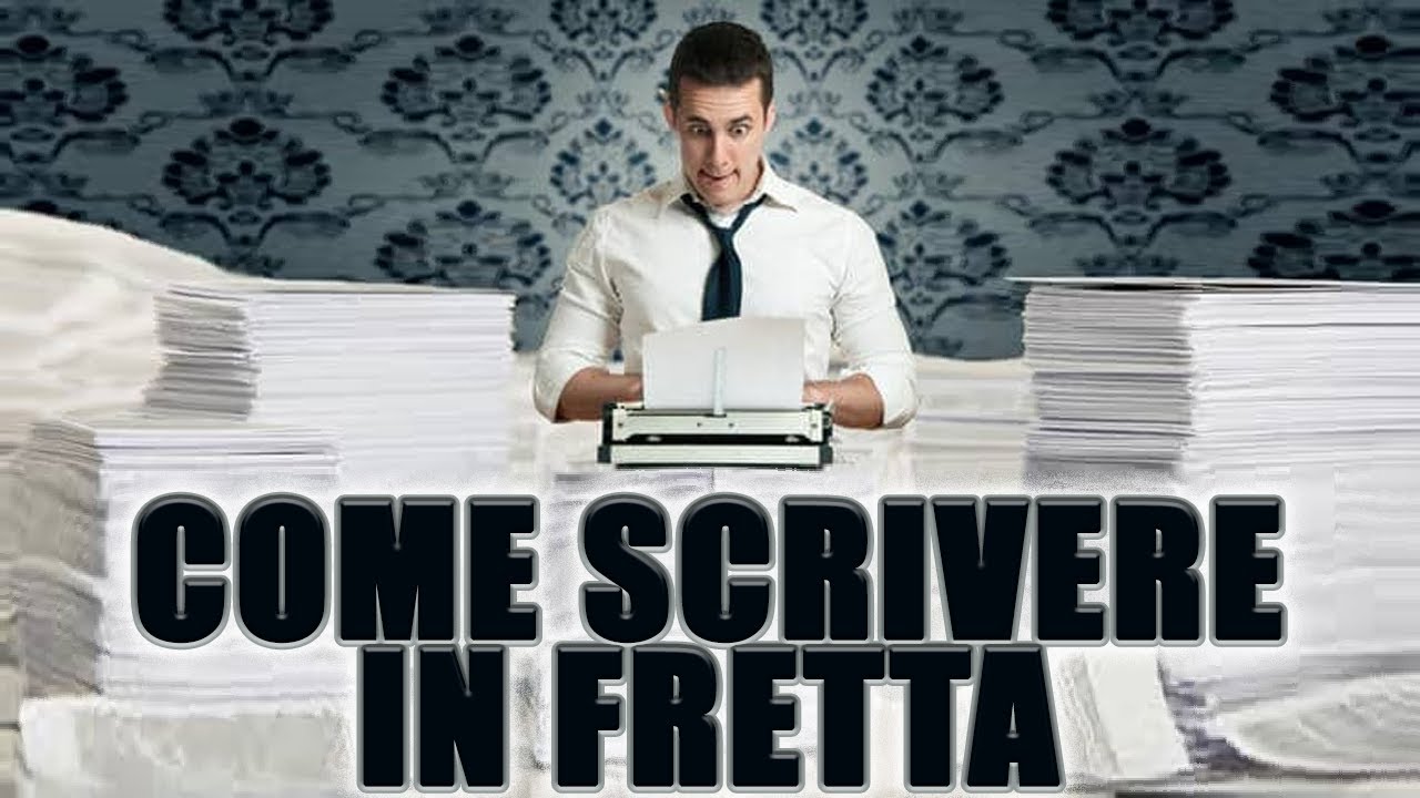 Come scrivere un romanzo in fretta