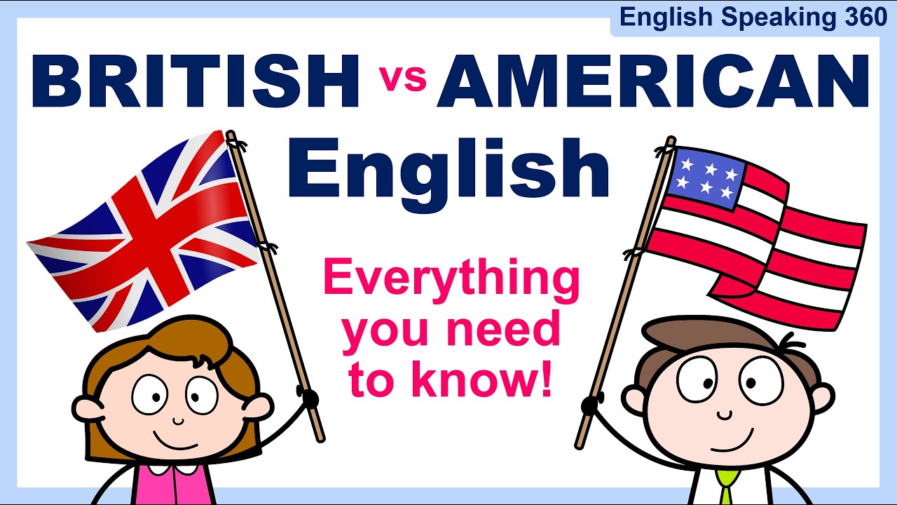 BRITISH vs AMERICAN English Explained! | US vs UK English Differences for ESL Students