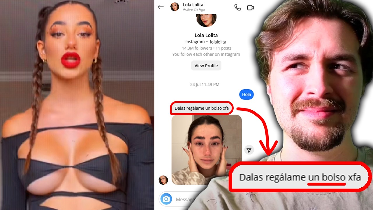 yo era amigo de Lola Lolita pero me pidió un bolso de 4 Mil Euros