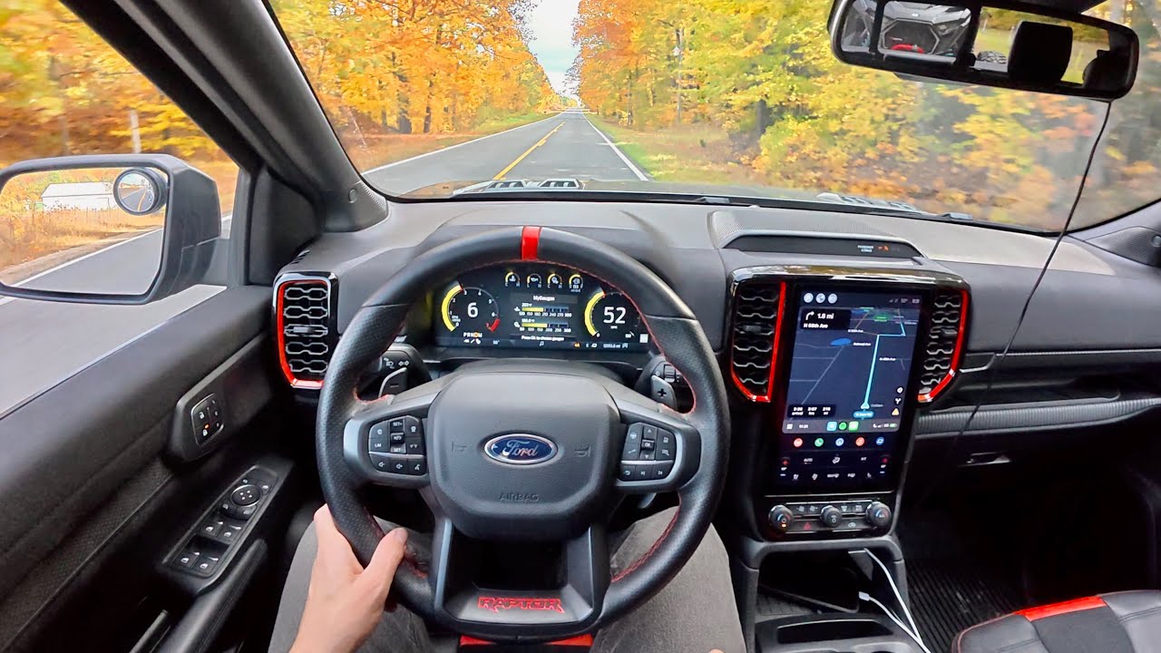 2024 Ford Ranger Raptor - POV Towing Impressions