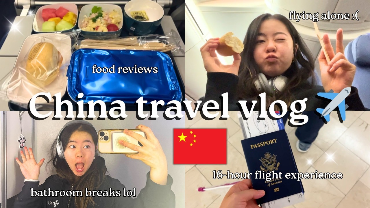 China diaries🧧🥟 | Fly with me to CHINA ✈️