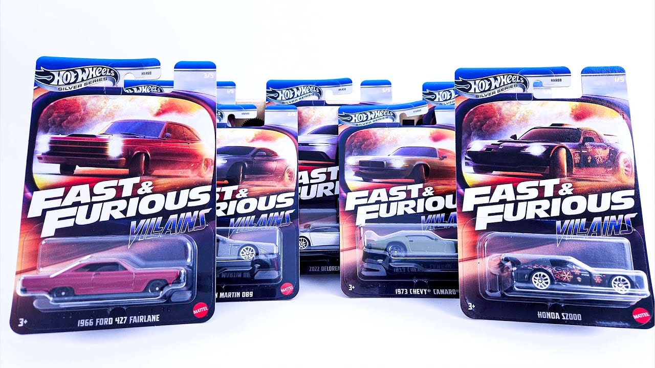 Unboxing Hot Wheels Fast & Furious VILLAINS Silver Case