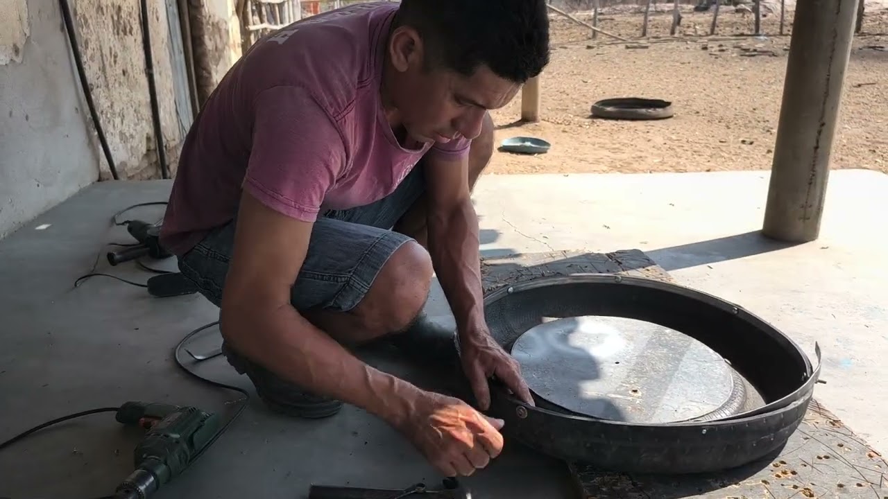 Como fabricar comedouro semi-automático para suínos passo a passo..#suinocultura 