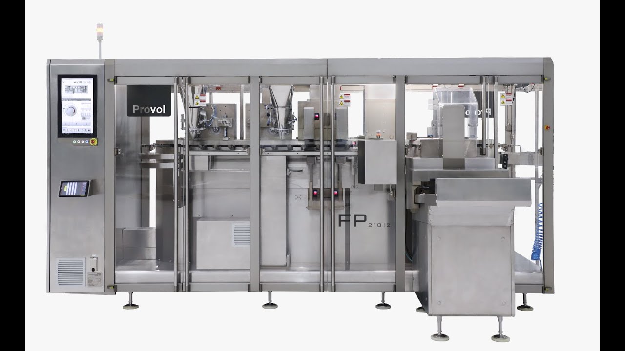 Flexible Pre-made Bag Packaging machine: FP210-I2, with the speed of 120ppm.