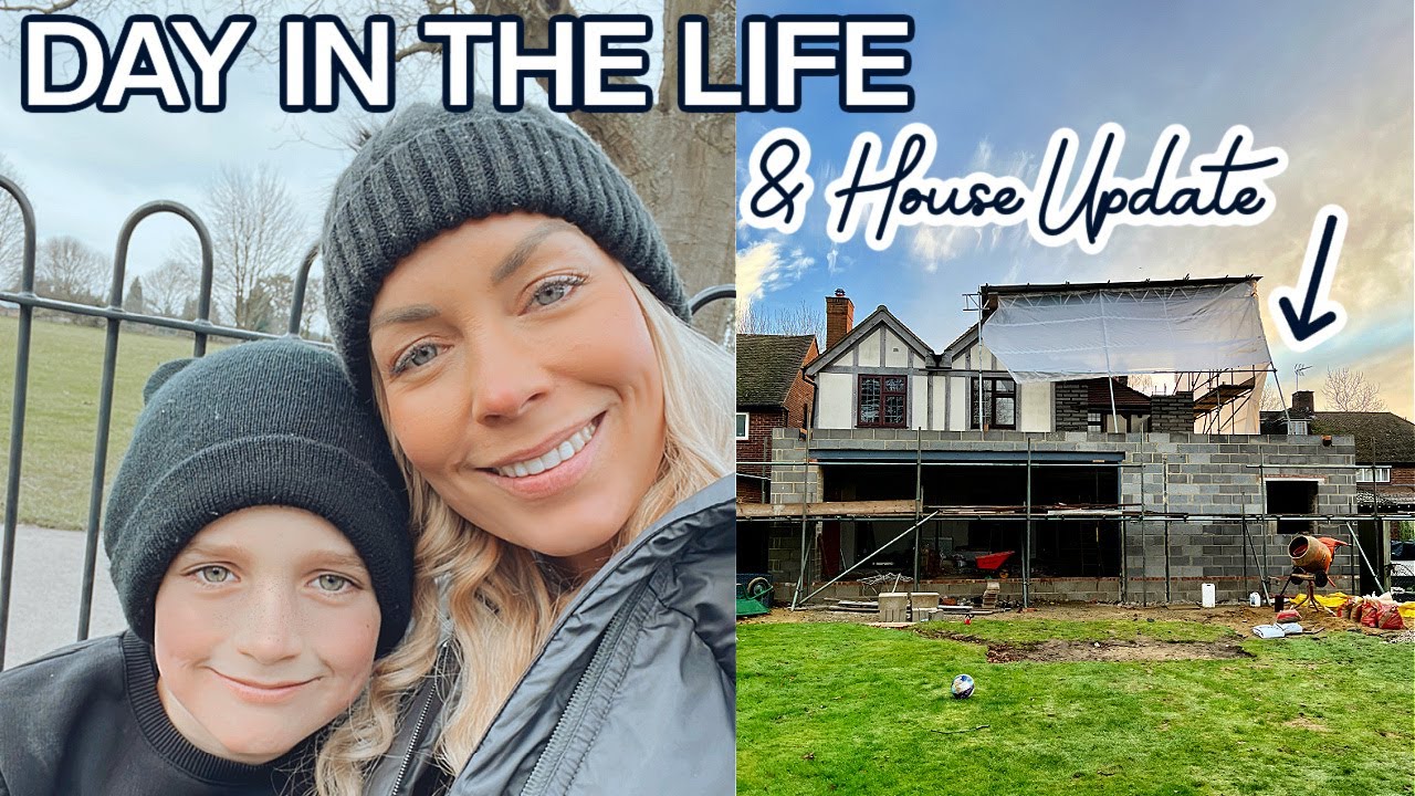 STRESSING + FALLING APART!  DAY IN THE LIFE VLOG + RENOVATION UPDATE  |  Emily Norris AD