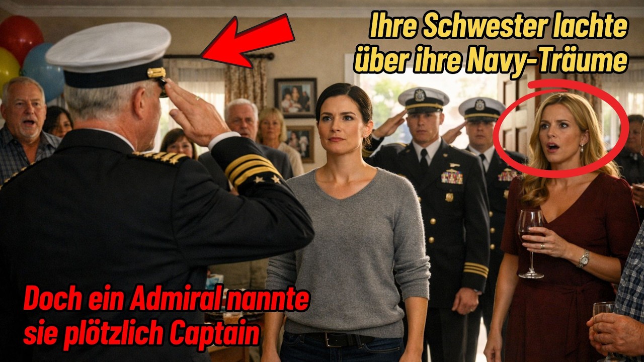 Ihre Schwester lachte über ihre Navy-Träume -  doch ein Admiral nannte sie plötzlich Captain