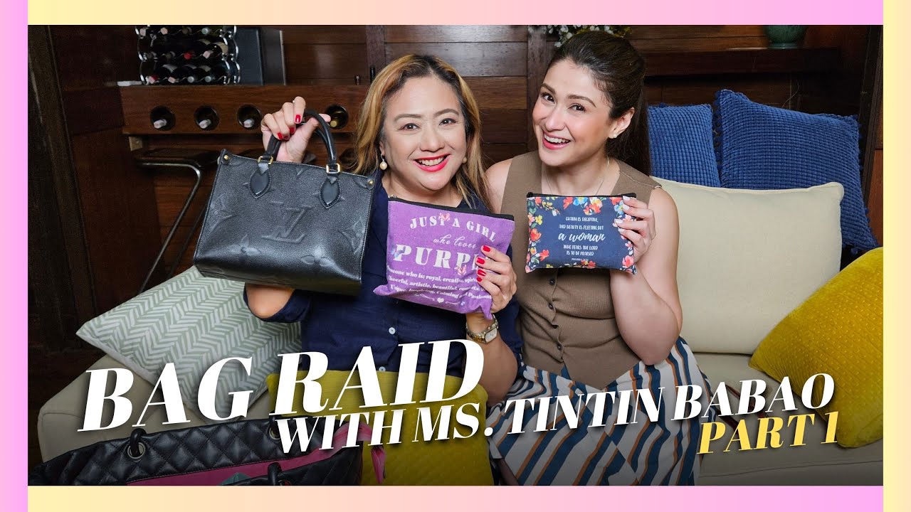 Bag Raid with Ms. Tintin Babao + Giveaway Alert! | CARLA ABELLANA
