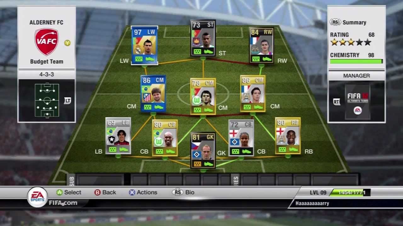 Fifa 12 | 97 RONALDO!! Squad Builder