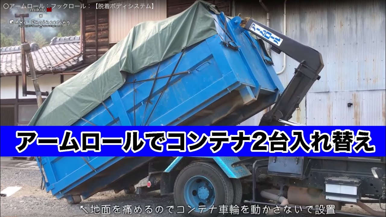 〇アームロール：フックロール：マルチリフト【脱着ボディシステム】