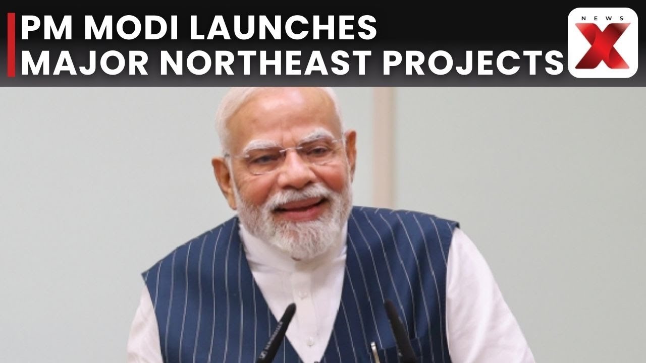PM Modi In Manipur: PM Modi Drives Northeast Development, Flags Off Rs 9000 Crore Projects