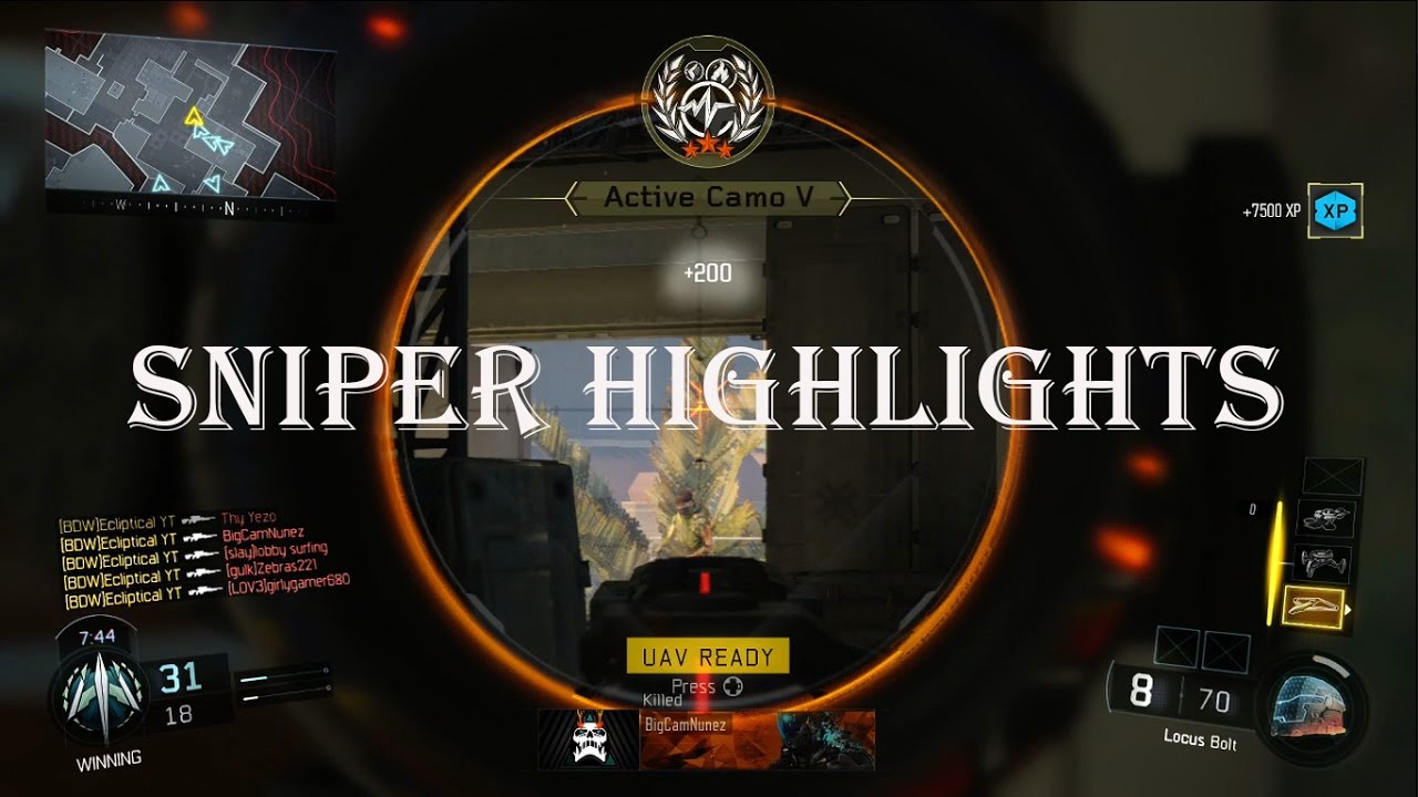 BO3 SNIPER CLIPS AND HIGHLIGHTS