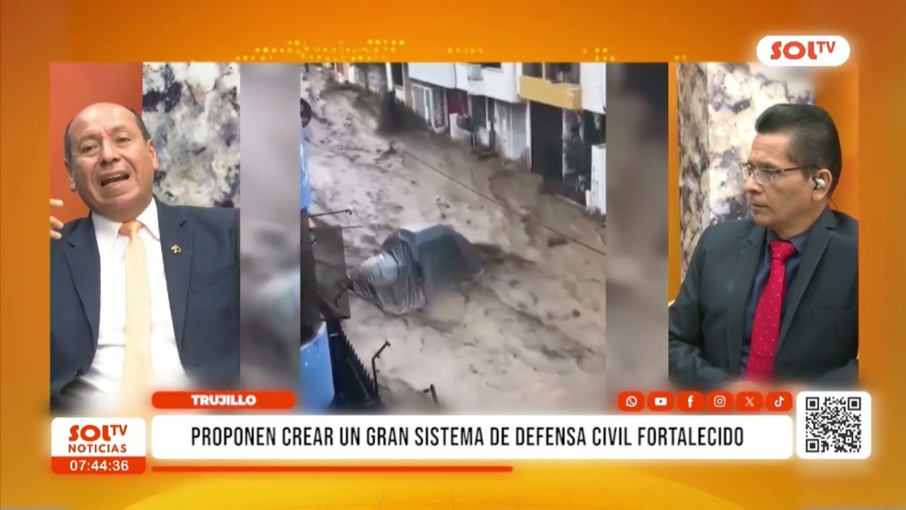 Trujillo: proponen crear un gran sistema de Defensa Civil fortalecido