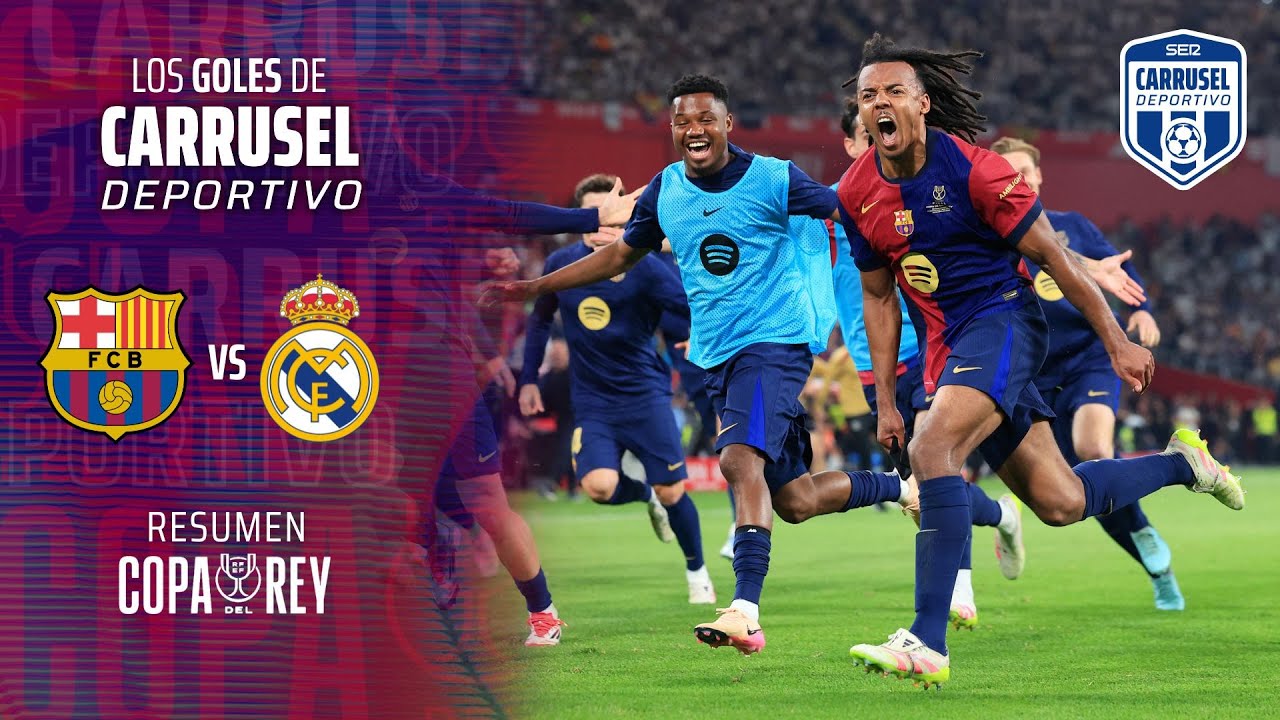 ¡El BARÇA de Flick es CAMPEÓN de Copa! - NARRACIÓN ÉPICA de los goles del Barcelona 3-2 Real Madrid
