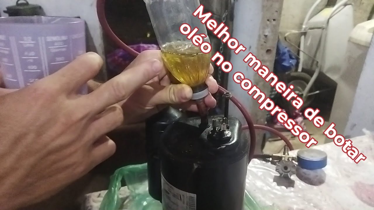 Como colocar óleo em qualquer compressor de ar condicionado, atualizado 2024