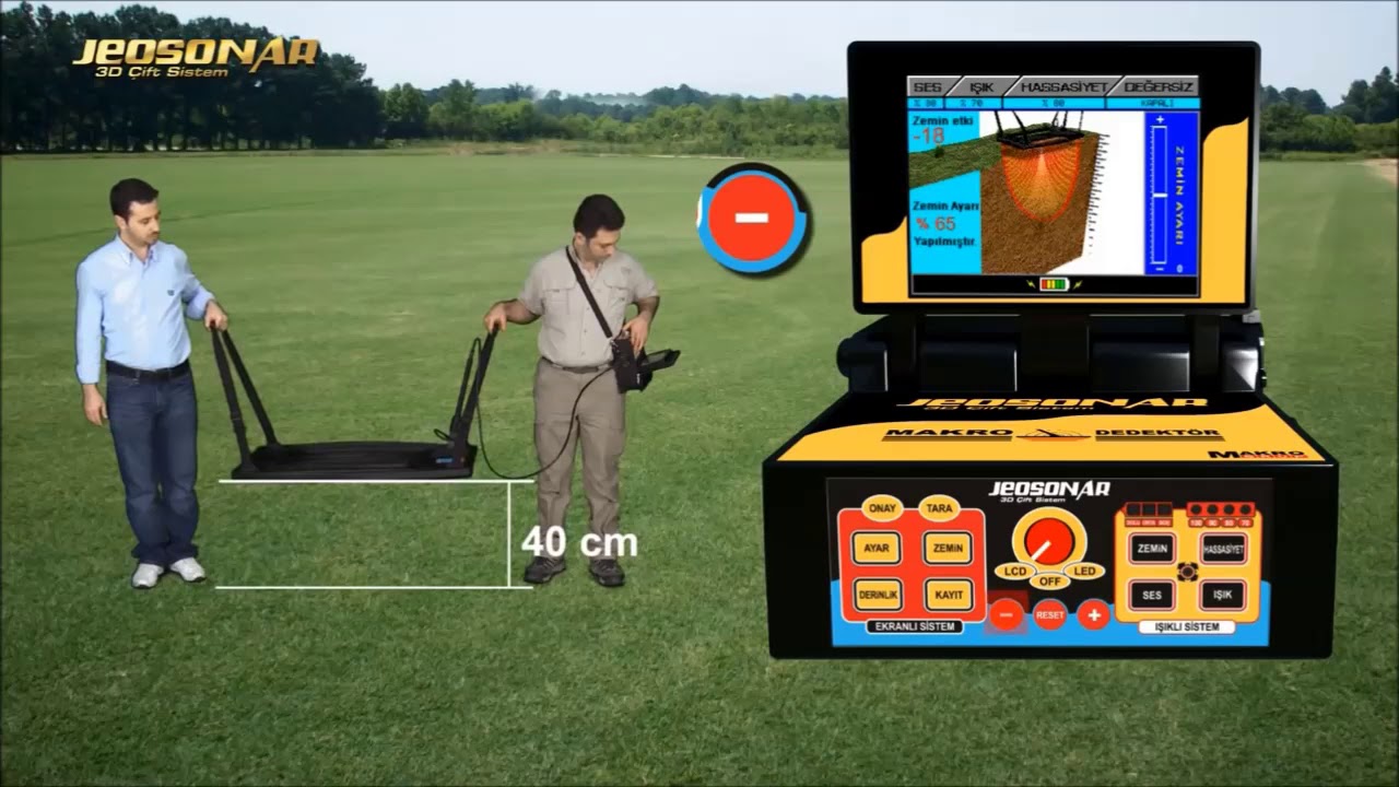 MAKRO JEOSONAR 3D EKRANLI DERİN ALTIN ARAMA DEDEKT&Ouml;R&Uuml; &Uuml;MRANİYE DEDEKT&Ouml;R