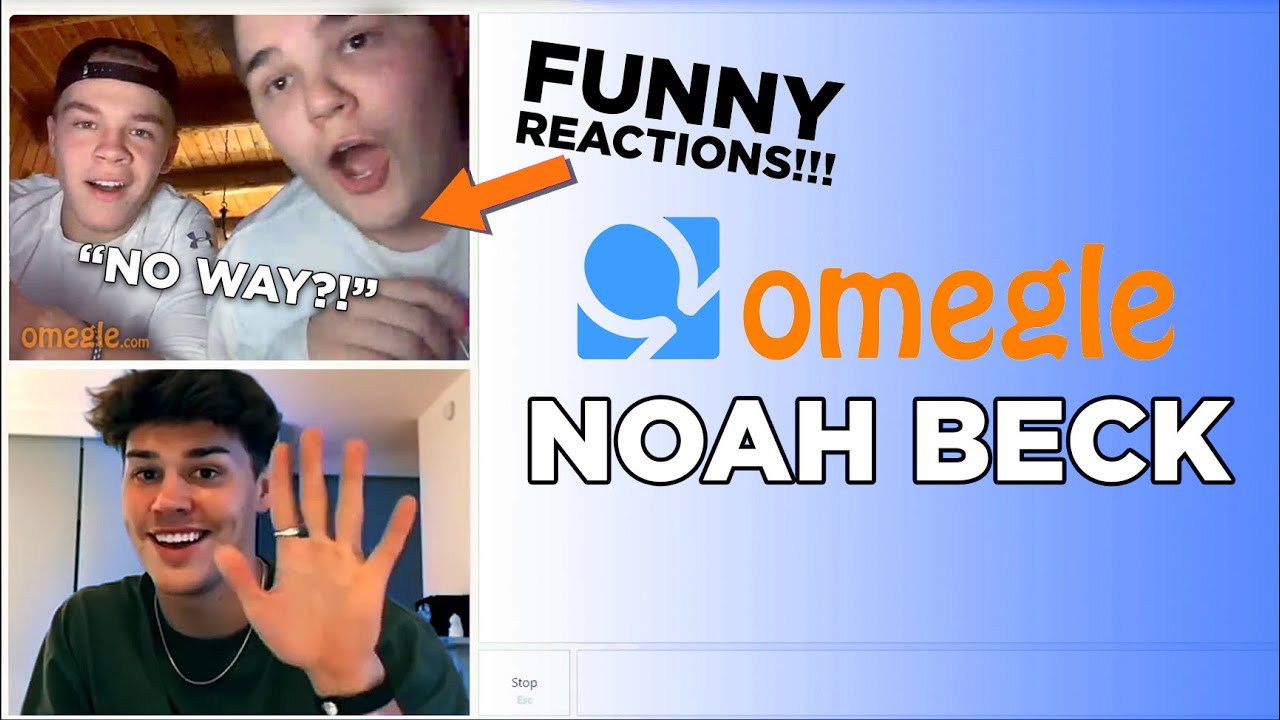 Noah Beck on Omegle - FAKE PRANK - Hilarious Reactions!