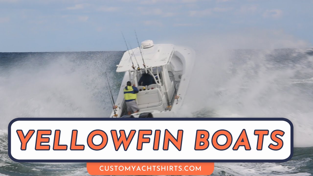YELLOWFIN YACHTS / BOCA RATON INLET BOAT VIDEOS / CUSTOM YACHT SHIRTS