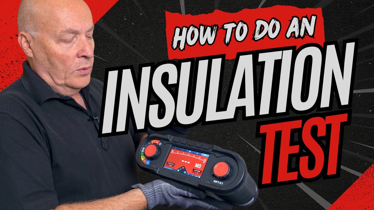 How to do an INSULATION TEST! Megger MFT X1 TUTORIAL