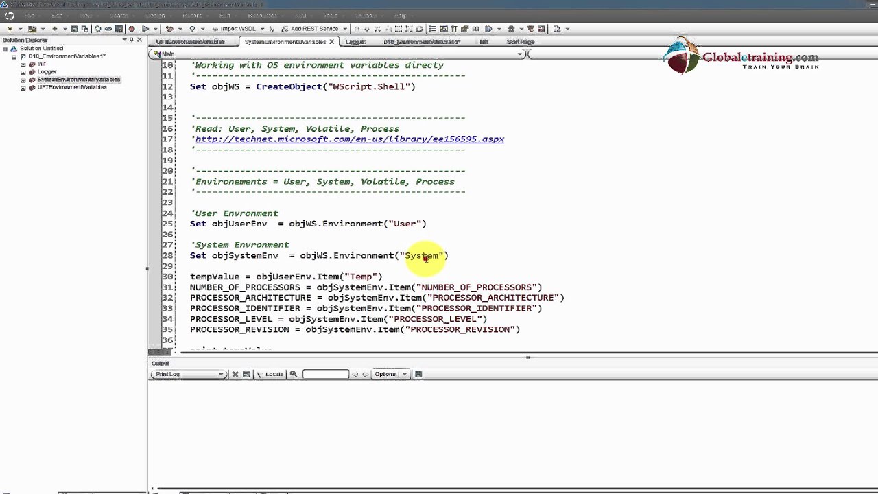 UFT | QTP | How to use Environment Variables - Part 1