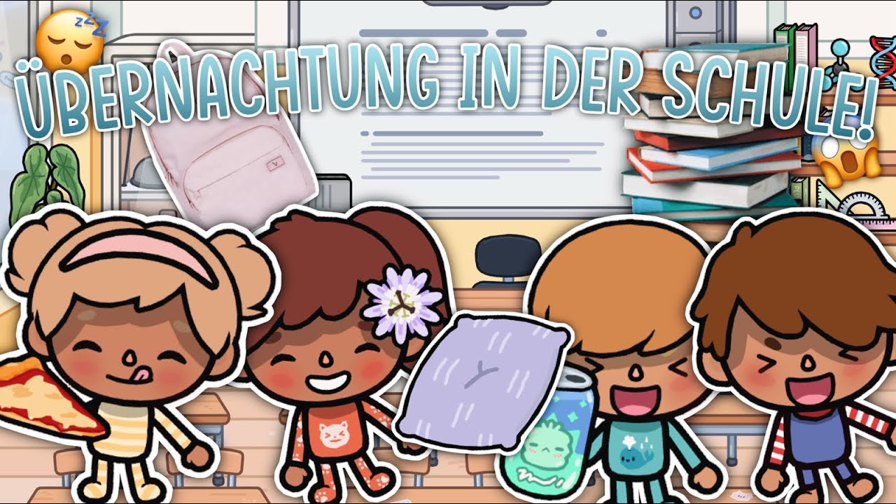 EMMA UND NELLY ÜBERNACHTEN IN DER SCHULE 😱 | SPANNENDE GESCHICHTE | TOCA BOCA STORY  | TOCA AMIRA