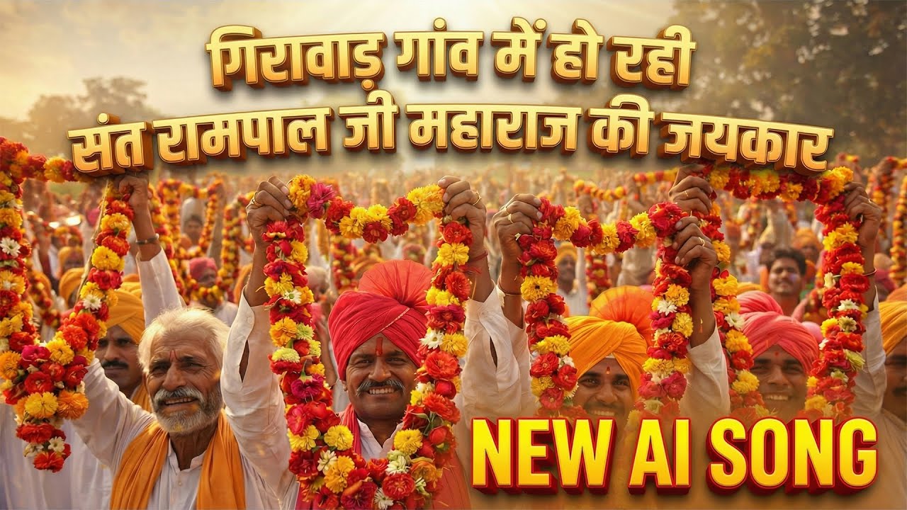New Ai Song “गिरावड़ गाँव में हो रही संत रामपाल जी महाराज जी की जय जयकार” Satlok Ashram Mundka
