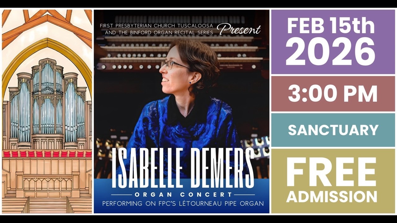 Isabelle Demers | Binford Organ Recital Series |  February 15th, 2026