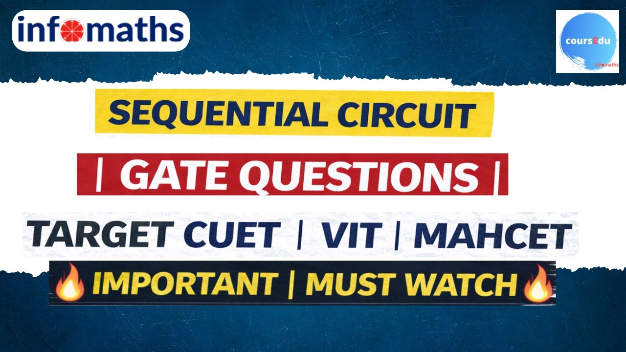 Sequential Circuit |GATE Questions|Target CUET VIT MAHCET|Important|MUST WATCH