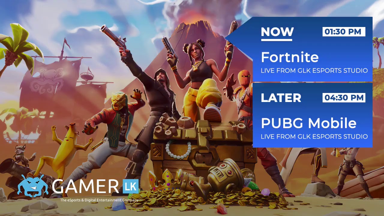 Fortnite, Live from Gamer.LK Esports Studio.