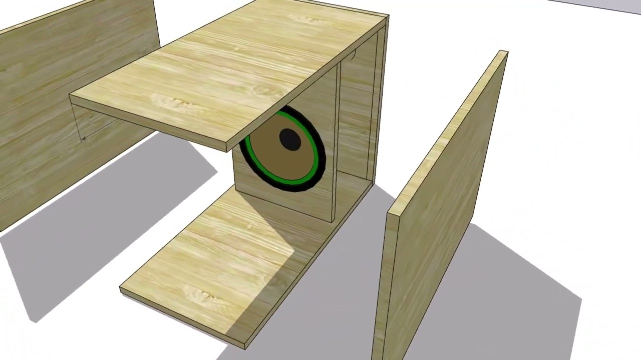 skema box speaker subwoofer 5 inch kelas rumahan