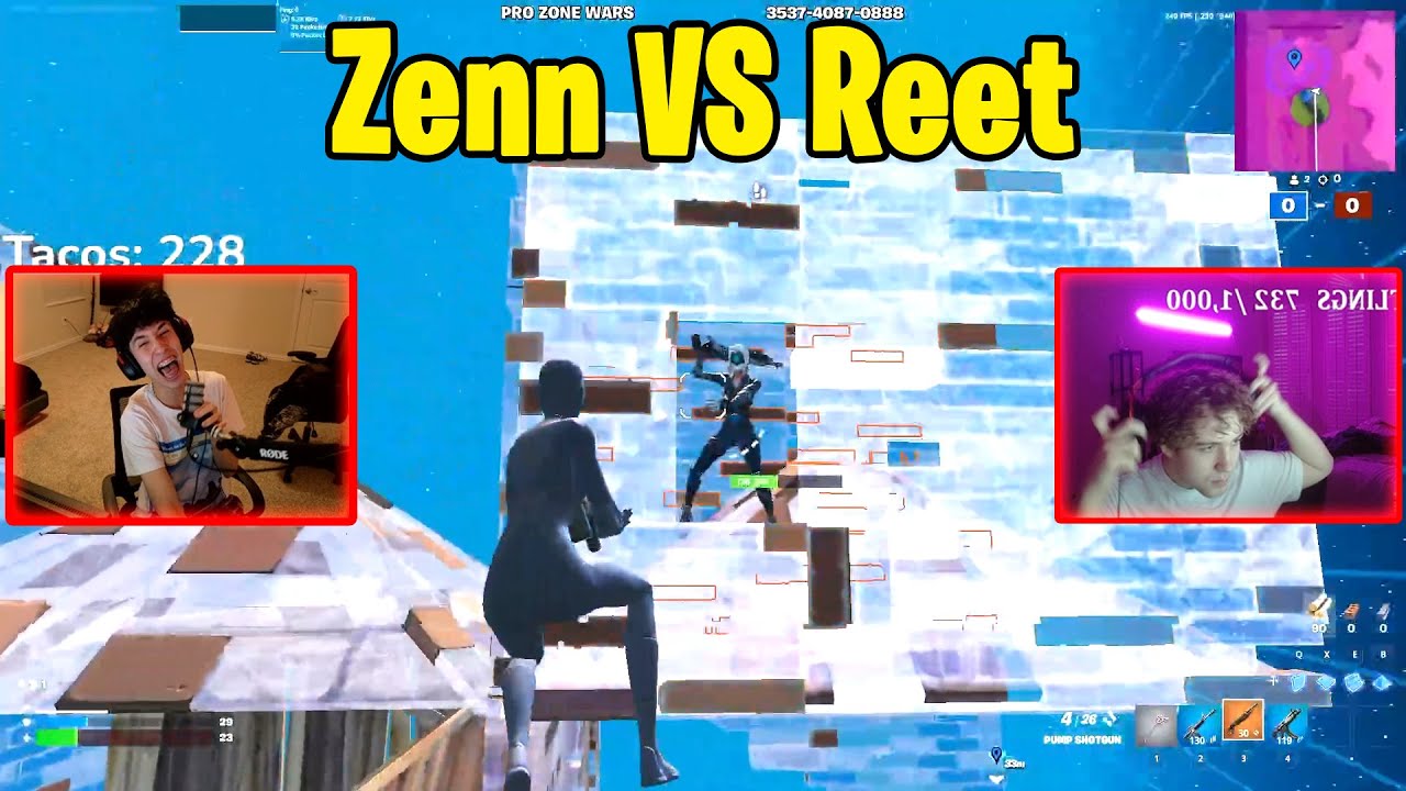 Зональные войны Young VS Reet 1 на 1!