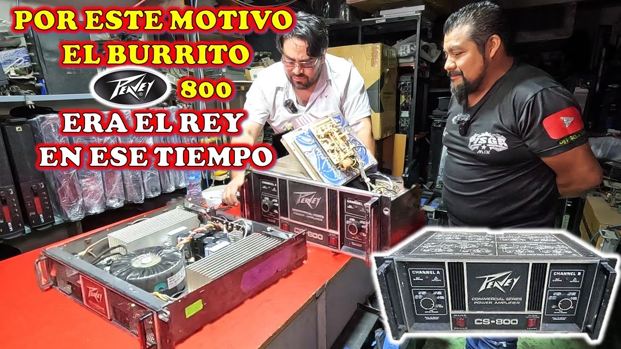 EL AMPLIFICADOR PEAVEY que TIENE PIEZAS de CREST AUDIO😱LO QUE no SABIAS LOS AMPLIFICADORES