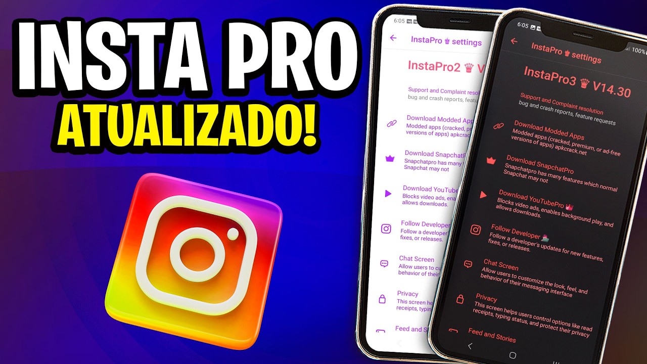 SAIU!🚨INSTA PRO ATUALIZADO NA SUA NOVA VERS&Atilde;O COM V&Aacute;RIAS FUN&Ccedil;&Otilde;ES (COMO BAIXAR, INSTALAR E TRADUZIR)