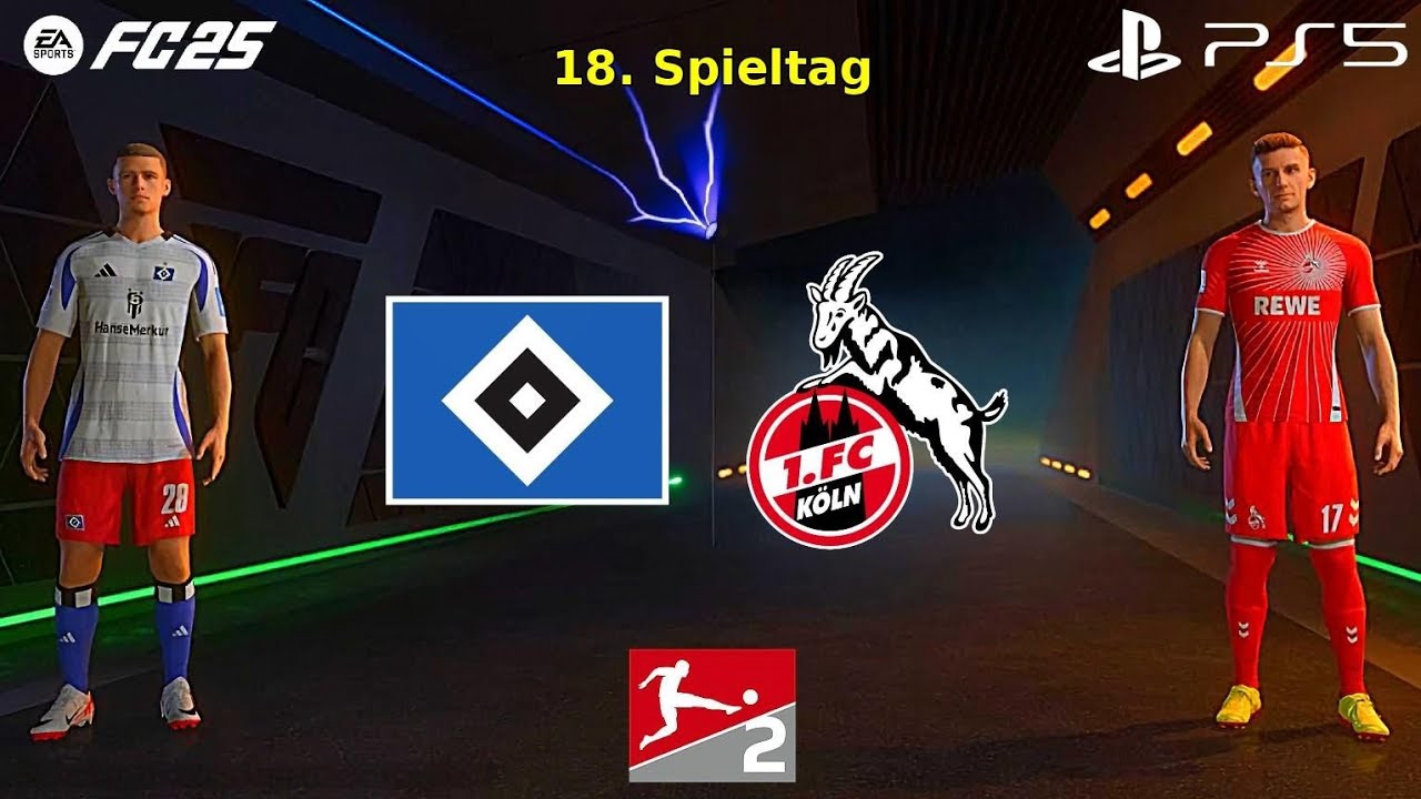 FC25 - Hamburger SV vs 1.FC Köln | 18. Spieltag | Bundesliga2024/25 | PS5™