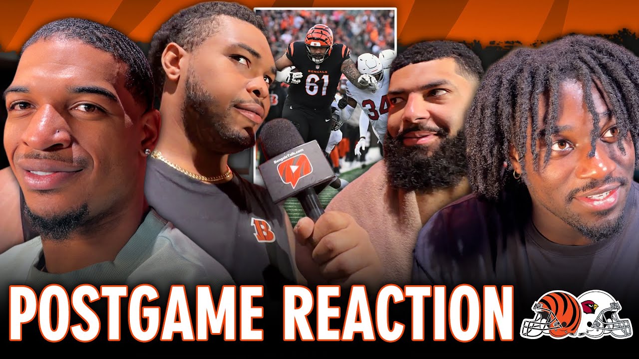 Bengals Players REACT to WIN Over Cardinals: Ja'Marr Chase, Cody Ford & Shemar Stewart