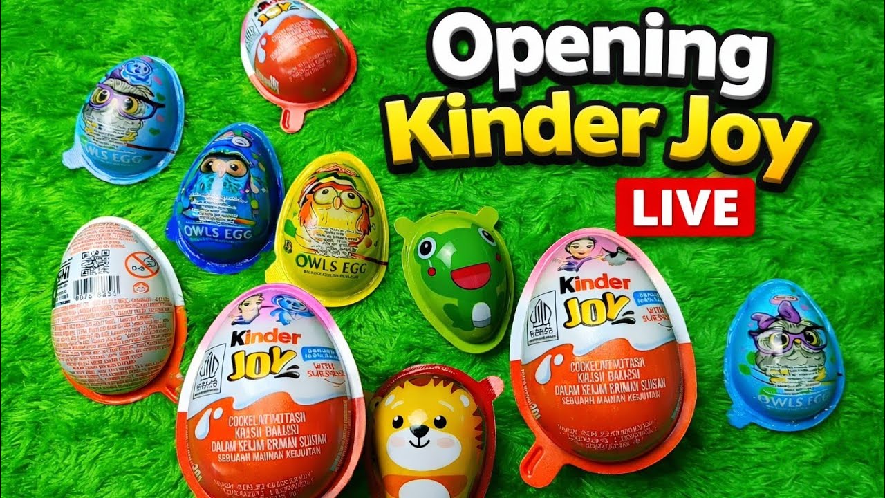 Opening Joy Eggs | Kinder Joy | Cute Suprise Toy Reveal 😍 | ASMR Video