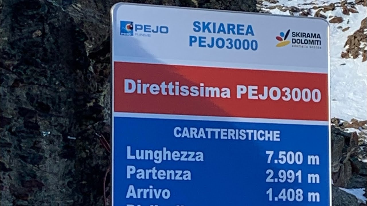 Direttissima slope in Pejo 3000: fantastic descent 👍