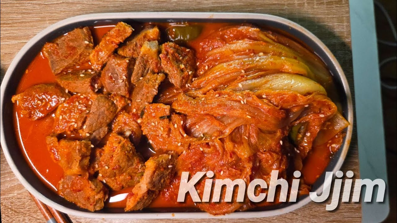 Spicy Kimchi Jjim (Braised Kimchi with Pork)