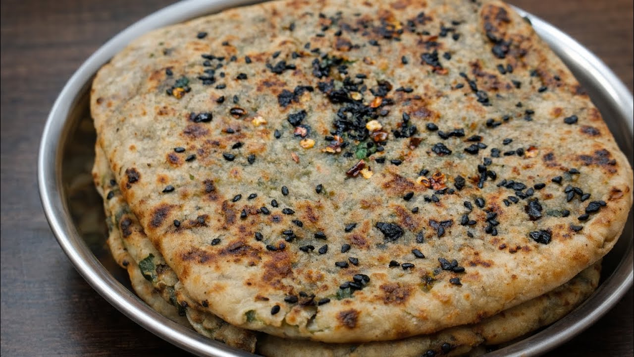 बिना तंदूर का तंदूरी पराठा | मेथी आलू स्टफिंग वाला कुरकुरा पराठा | Tandoori Paratha at Home