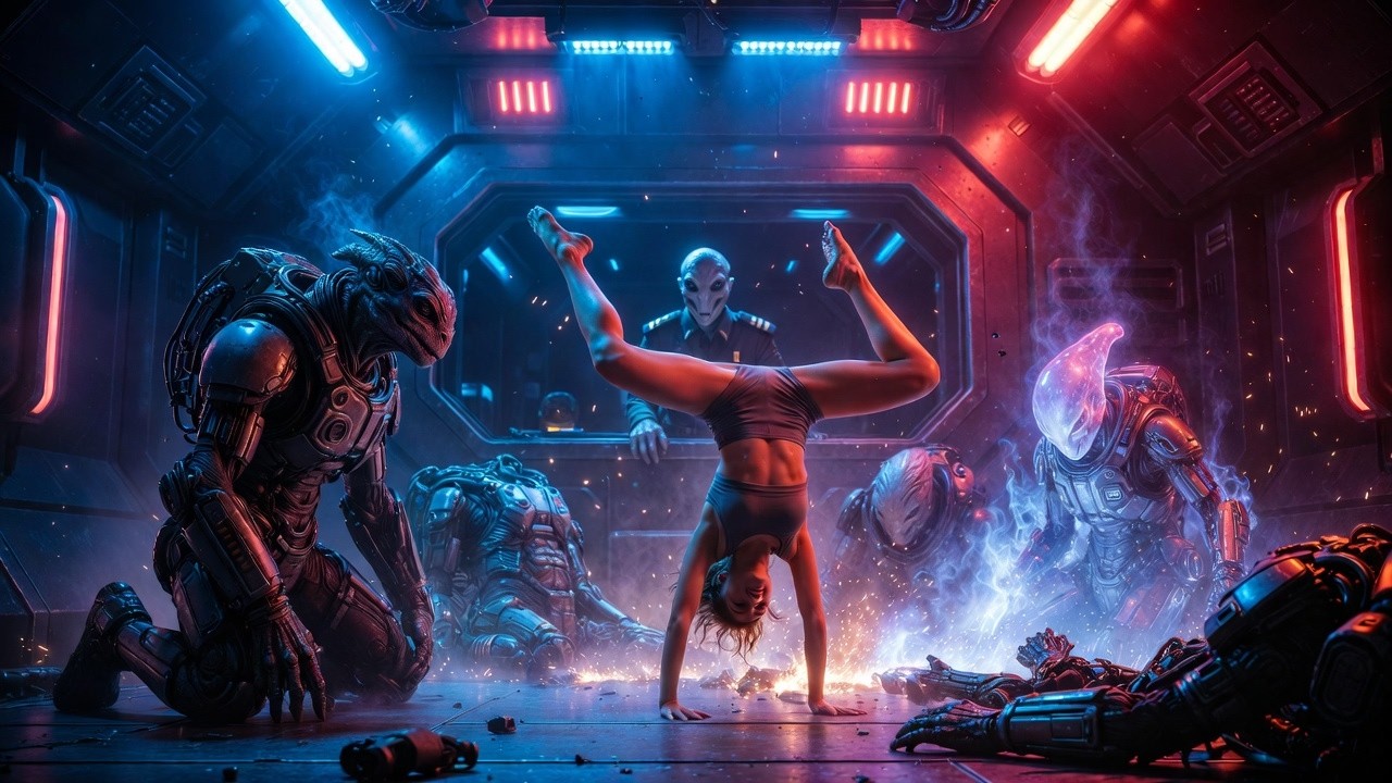 At 6.5G, Aliens Collapsed… But the Human Girl Started Doing Yoga 😳 | “Don’t Fight the Pressure,