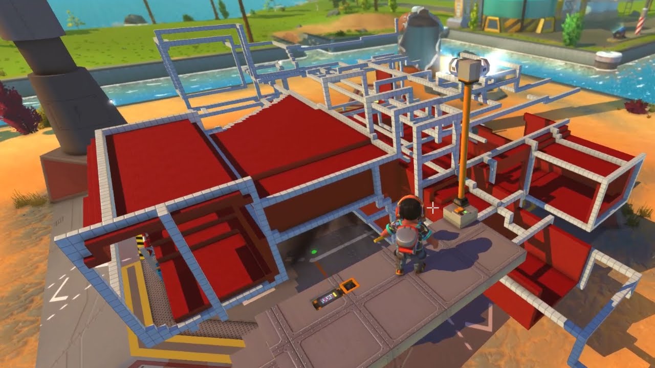 The Great Work Begins! Building Our First Spacecraft | Scrap Mechanic Survival part 48