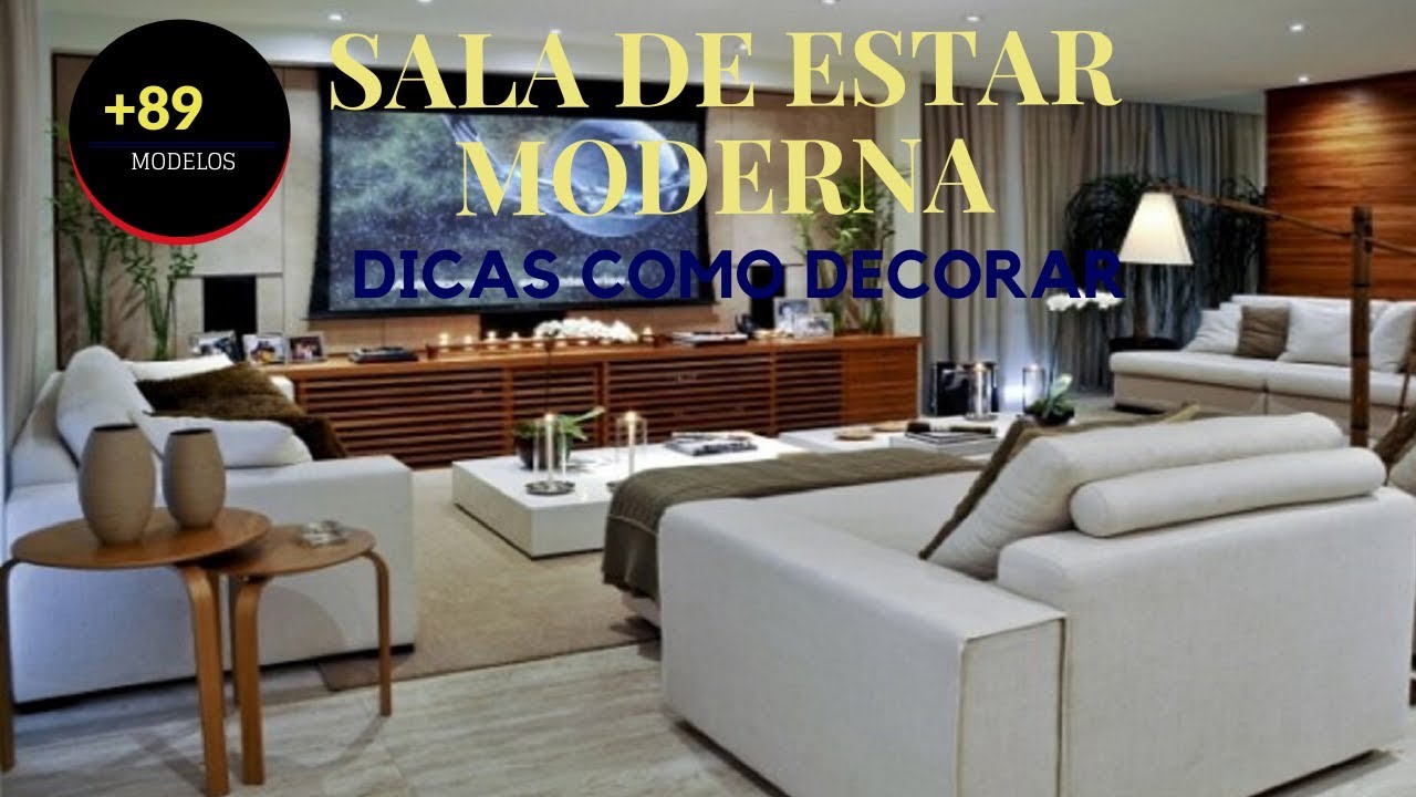9 Dicas Decorar Uma Sala de Estar Moderna | Rizza Diniz Arquiteta