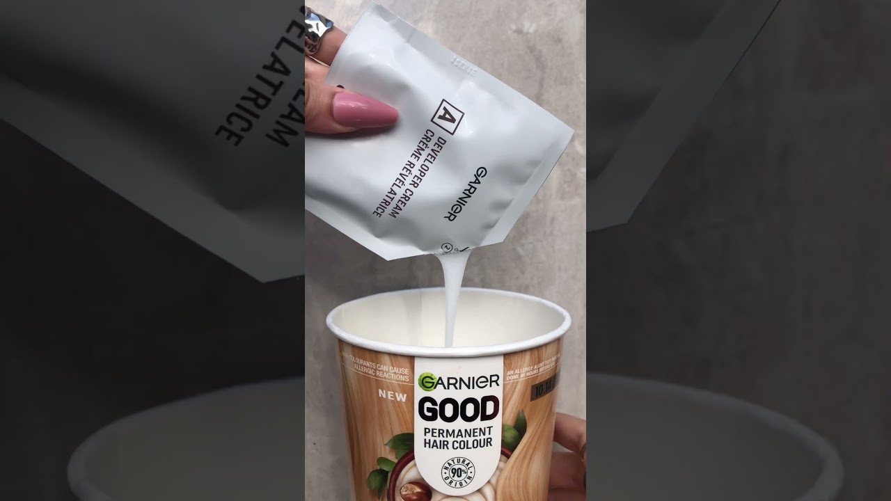 Garnier GOOD hair dye #unboxing #unboxingvideo #hairdye #satisfying #beautyproducts #beauty