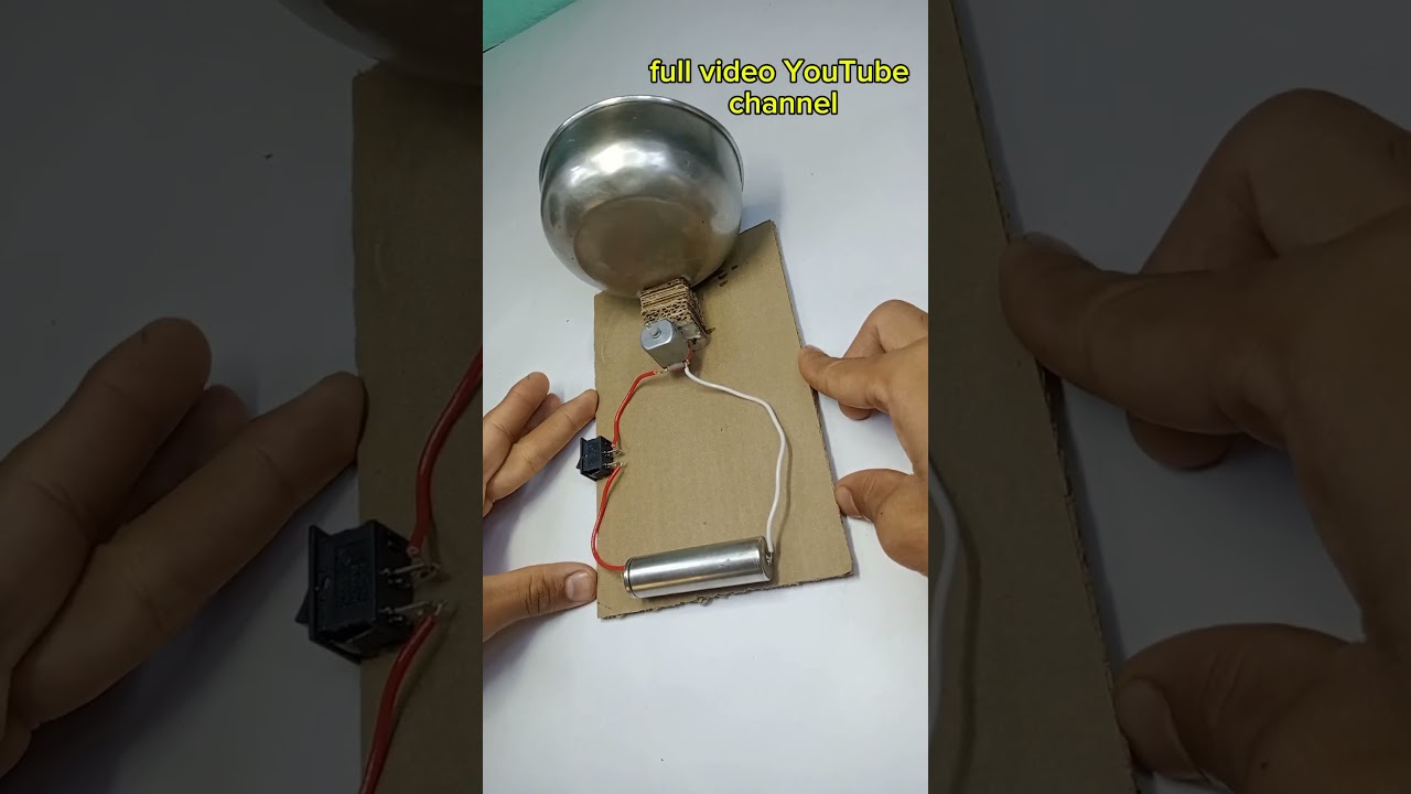How to Make Electric bell / DIY electric bell / homemade electric bell