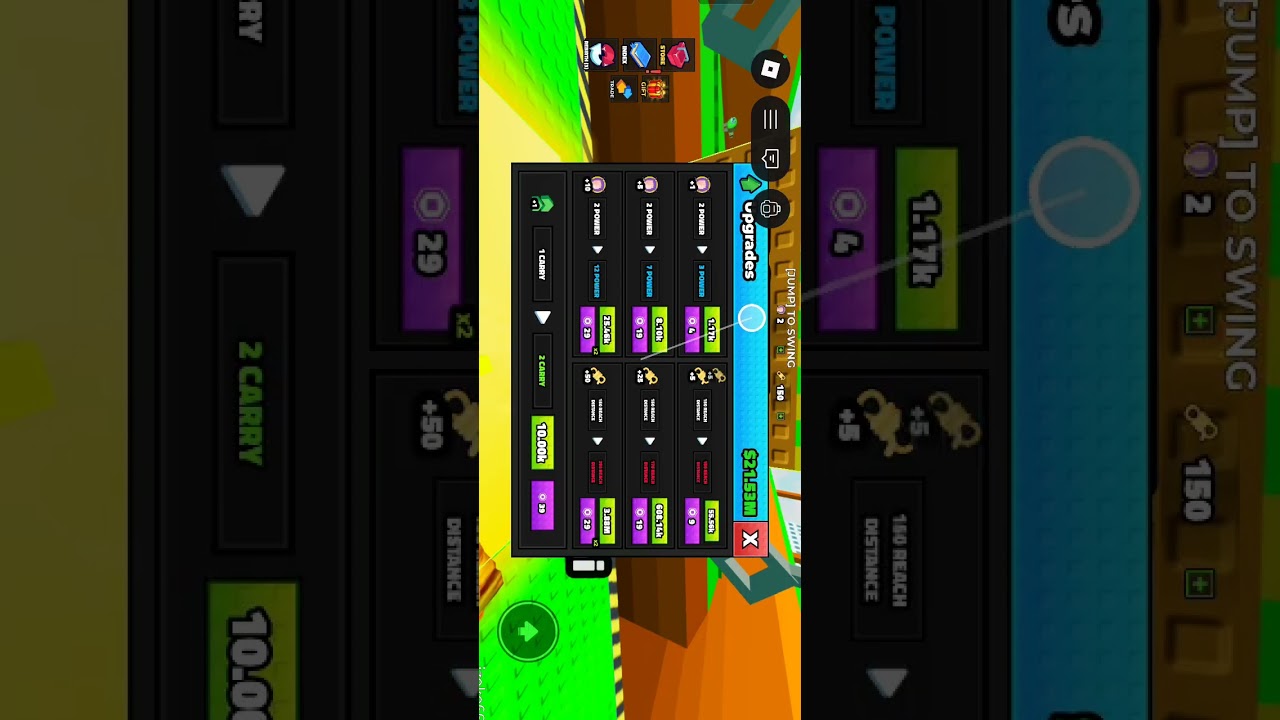 اليوم لعبة ماب Swing Obby for Brainrots